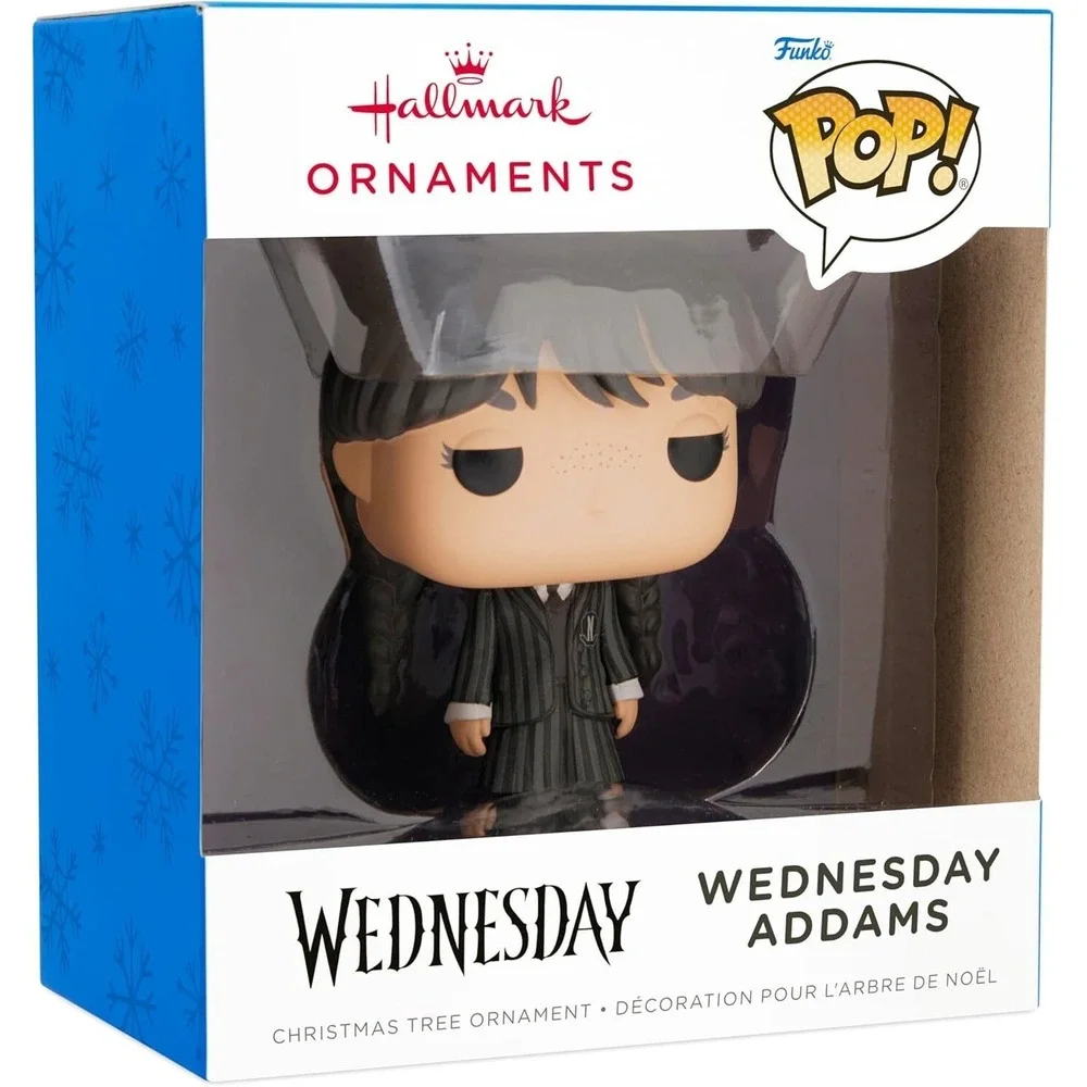 2024 Hallmark Funko pop! WEDNESDAY‎ ADDAMS Christmas Boxed Ornament NEW